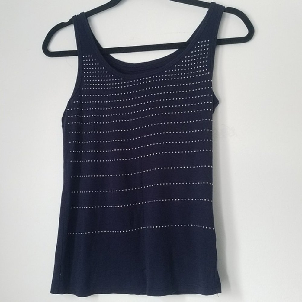 🔴New York & Company Muscle Top Blue